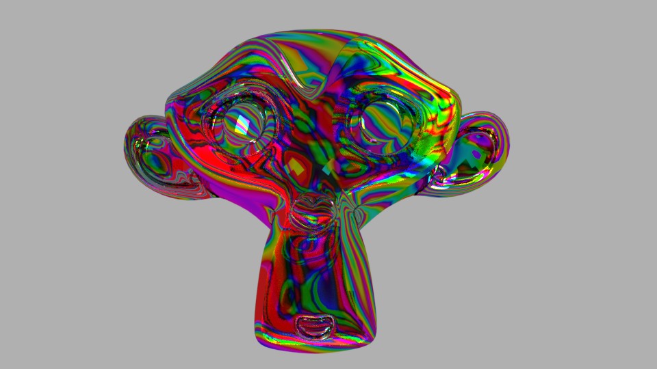 Procedural marbled glass/ gradient shader. preview image 1